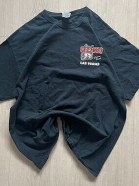 Vtg Y2K Hooters Las Vegas Casino Hotel TShirt Men's XL Roundneck Tee Black